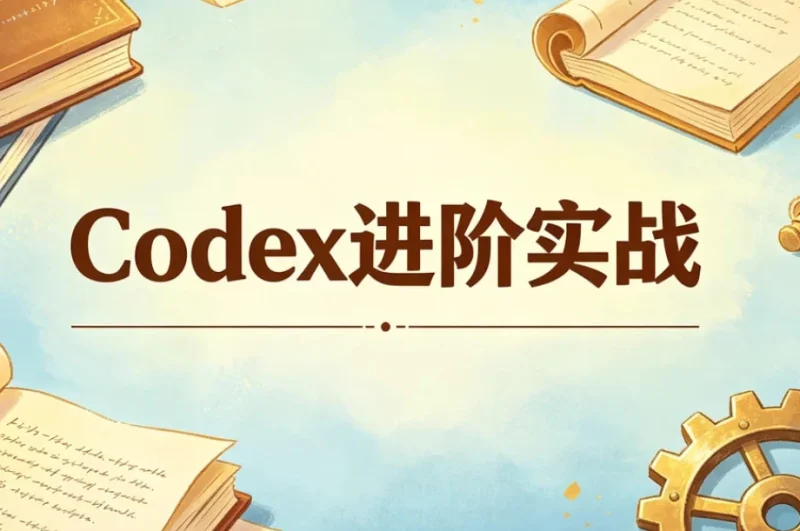 Codex进阶实战教程，系统提升AI任务执行与交付能力 - 福创网