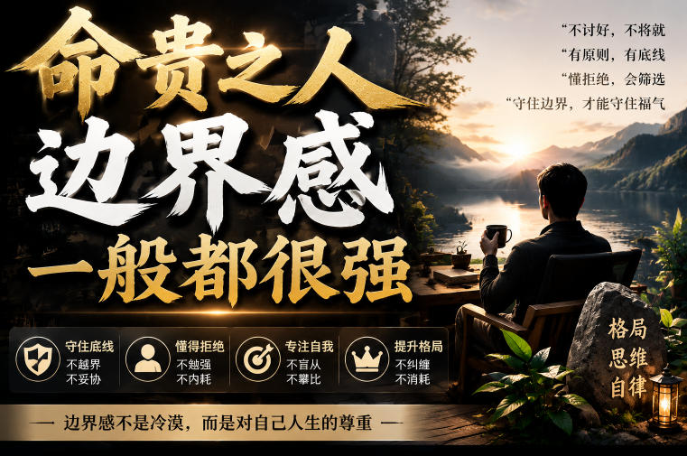 付费文章：命贵之人，边界感一般都很强-福创网
