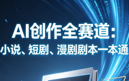 AI创作全赛道：小说、短剧、漫剧剧本一本通(更新7月)-福创网