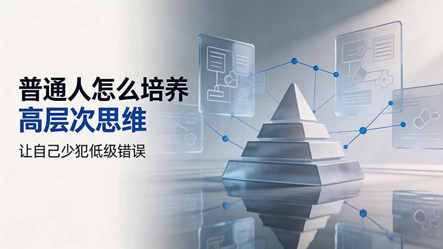 付费文章：普通人怎么培养高层次思维，让自己少犯低级错误-福创网