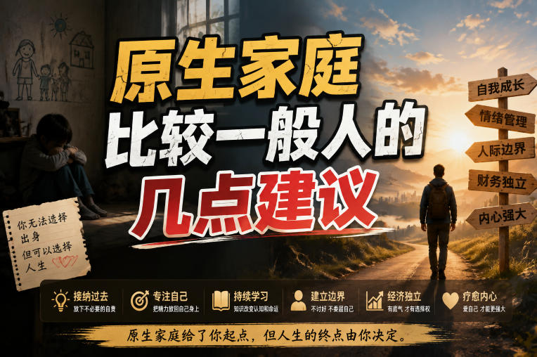 付费文章：给原生家庭比较一般人的几点建议 - 福创网