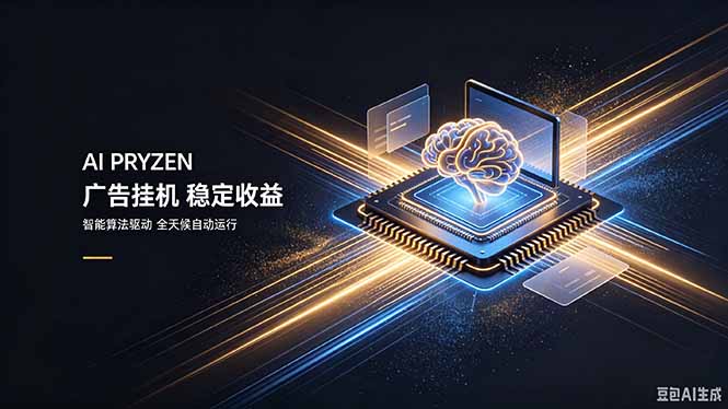 AI Pryzen广告挂机,收益稳定,24小时自动跑,日入300-500,新手零门槛