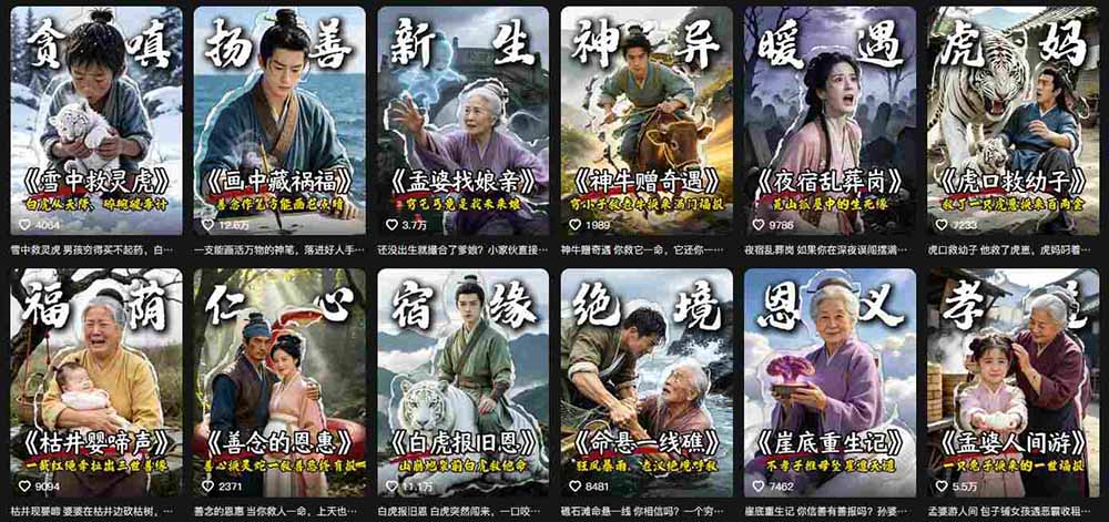 抖音AI民间故事账号实战!67W粉丝博主拆解起号、文案、画面与剪辑,分享伙伴计划及广告变现路径,月入10000+