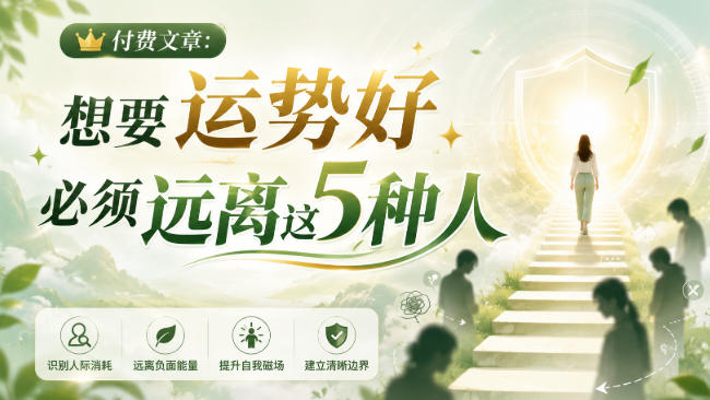 想要运势好，必须远离这5种人 - 福创网