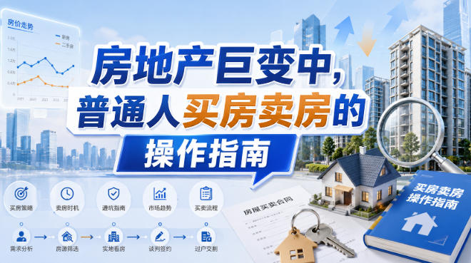房地产巨变中，普通人买房卖房的操作指南【上篇+下篇】 - 福创网
