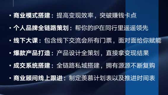 个人IP全域商业变现实战课 (无水印)
