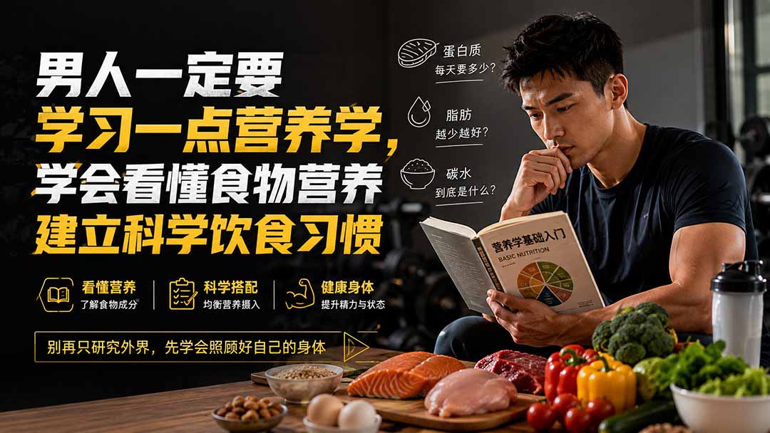 付费文章：男人一定要学习一点营养学，学会看懂食物营养建立科学饮食习惯 - 福创网