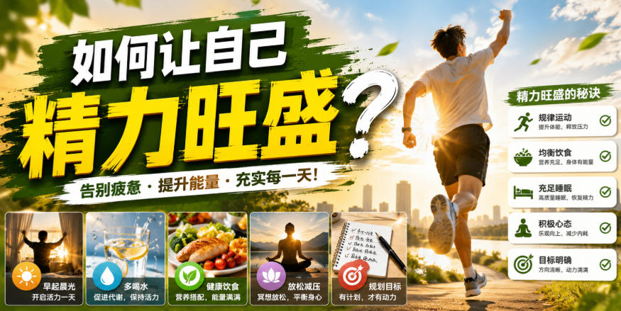 付费文章：如何让自己精力旺盛？告别疲惫、提升能量、充实每一天！ - 福创网