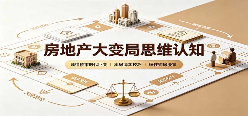 房地产大变局思维认知：读懂楼市时代巨变，卖房博弈技巧，理性购房决策 - 福创网