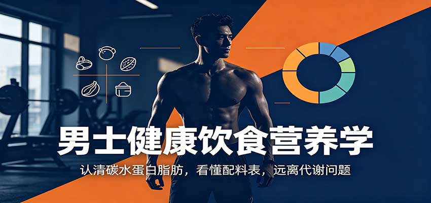 男士健康饮食营养学：认清碳水蛋白脂肪，看懂配料表，远离代谢问题 - 福创网