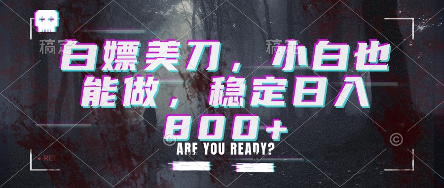白嫖美刀，小白也能做，稳定日入800+ - 福创网