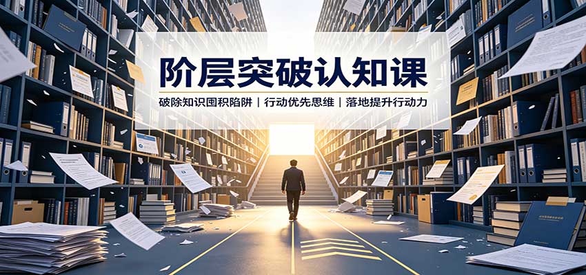 阶层突破认知课：破除知识囤积陷阱，行动优先思维，落地提升行动力 - 福创网