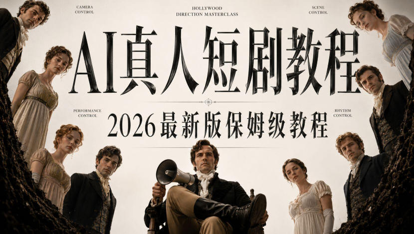 AI真人短剧制作全流程，AI视频大佬专为零基础研制的AI短剧教程，保姆级教程，新手一学就会！ - 福创网