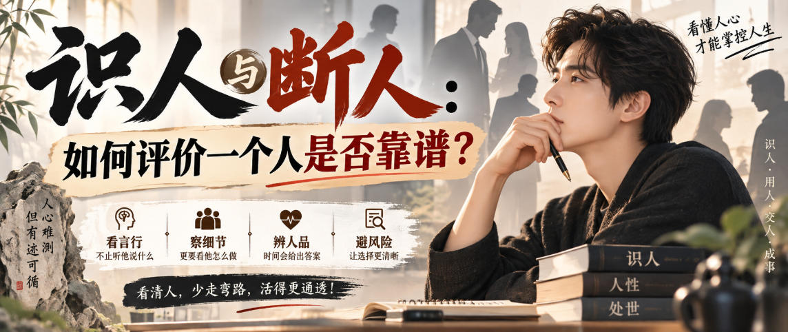 付费文章：识人与断人：如何评价一个人是否靠谱？ - 福创网