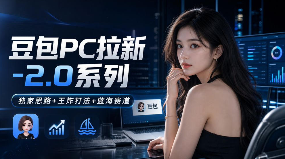 豆包PC拉新2.0系列-独家思路+王炸打法+蓝海赛道 - 福创网