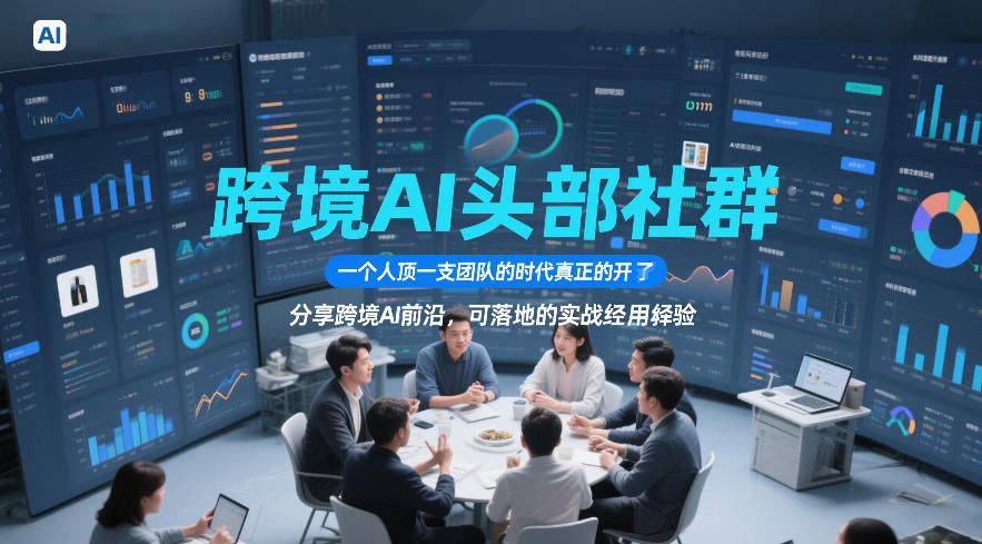 跨境AI头部社群，一个人顶一支团队的时代真正的开始了，分享跨境AI前沿，可落地的实战经验(更新09月11日) - 福创网