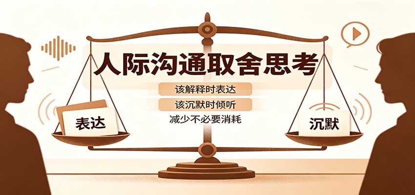 人际沟通取舍思考：分清解释与沉默边界，拿捏职场生活沟通分寸减少情绪内耗 - 福创网