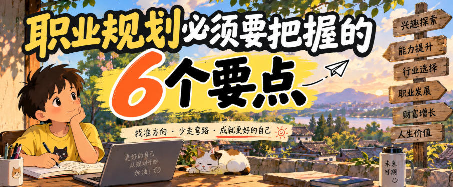 付费文章：职业规划必须要把握的6个要点 - 福创网