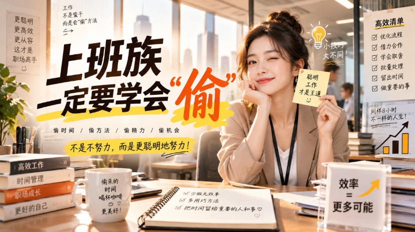 某社群精选付费文：上班族一定要学会“偷“ - 福创网
