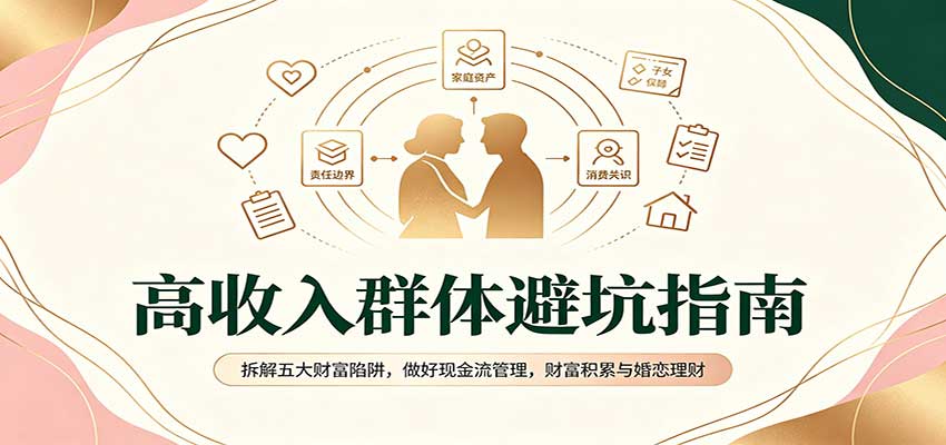高收入群体避坑指南：拆解五大财富陷阱，做好现金流管理，财富积累与婚恋理财 - 福创网