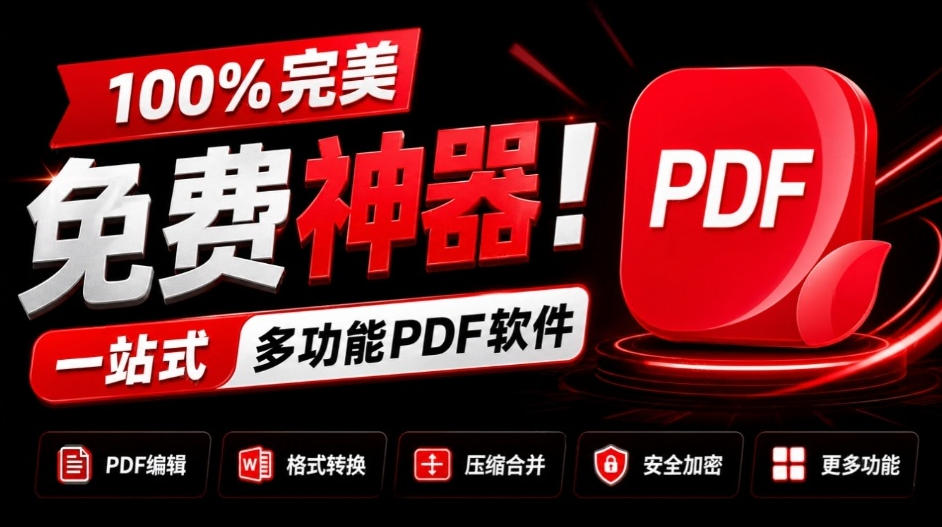 100%完美免费神器！一站式多功能PDF软件，支持PDF格式转换压缩编辑等，简约无广告，太Nice了JOPDF - 福创网
