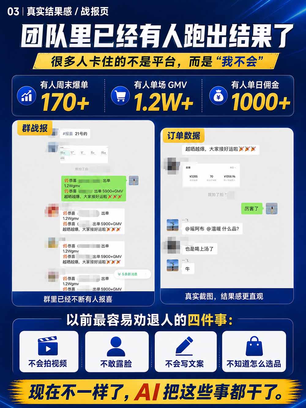 图片[5] - 2026视频号AI爆品带货训练营-9月开课｜不露脸不直播，AI做视频发视频号，有人下单，你赚佣金，轻松单日佣金1000+ - 福创网