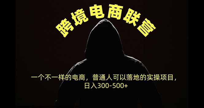 跨境电商联营，一个不一样的电商，普通人可操作日入300-500+ - 福创网