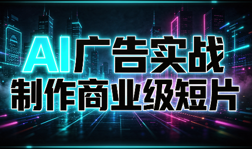 AI广告实战制作商业级短片 - 福创网