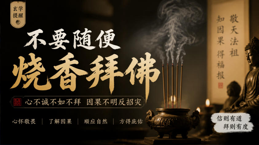 某公众号付费文章：玄学提醒：不要随便烧香拜佛 - 福创网