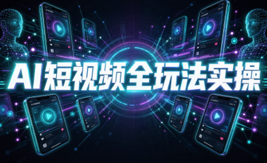 AI短视频全玩法实操(剪辑+带货+数字人+漫剧+短剧) - 福创网