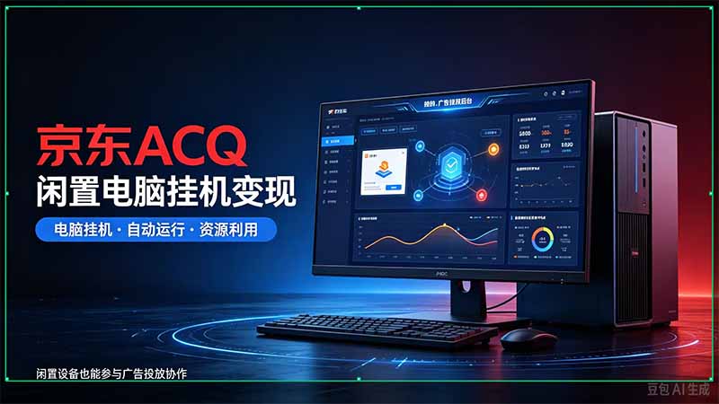 京东ACQ是什么？闲置电脑挂机采集项目拆解 - 福创网