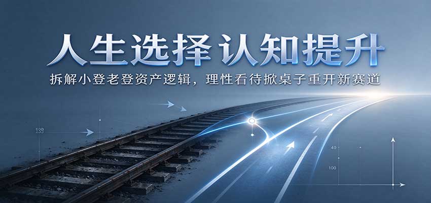 人生选择认知提升:拆解小登老登资产逻辑,理性看待掀桌子重开新赛道 - 福创网